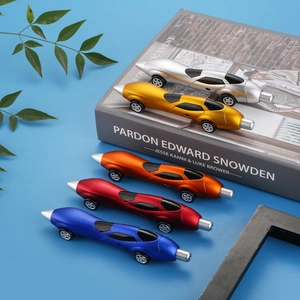 Novelty Sports Car Ballpoint Pen Creative Racing Vehicle Shaped Retractable Writing Tool For Kids Students School Prizes