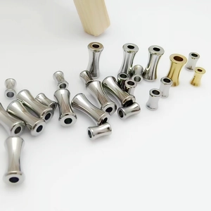Hourglass Spacer Beads Tube Stainless Steel Brass Waist Drum Shape DIY Jewelry Making Bracelet Necklace Findings Accessories