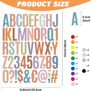 Alphabet Nummer Aufkleber Wasserdichtes Vinyl Selbstklebend Deko Für Wasserflaschen Sammelalbum Tagebuch DIY Handwerk Dekoration