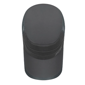 Casquette sport grise à séchage rapide avec maille respirante pour protection solaire en plein air