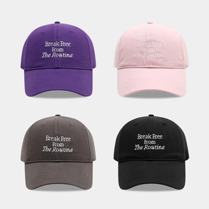 Baseball Cap Cotton Letter Embroidery Sunshade Adjustable Casual Sports Unisex Hat Break Free From The Routine