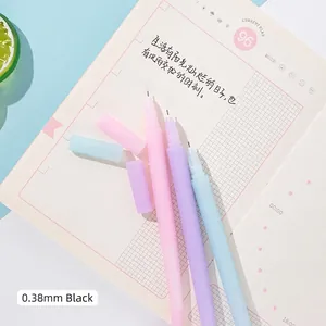 Set of three jellyfish-shaped decompression gel pens in pastel pink, purple, and blue colors