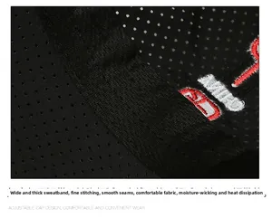 Dettaglio del cappellino nero con mesh traspirante e fascia tergisudore ad alto assorbimento