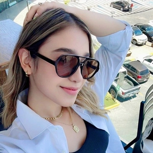 Aviator Sunglasses PC Frame AC Lens UV400 Protection Large Frame Retro Vintage Eyewear Men Women Outdoor Fashion Trendy