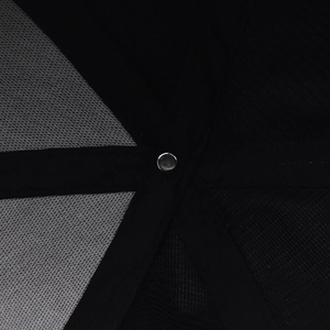 Detailed interior of cotton baseball cap showing oxford lining and reinforced stitching