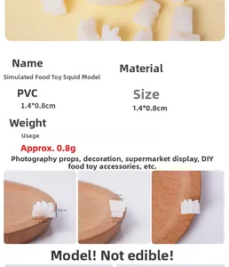 Macro detail of simulated PVC squid cubes with realistic carved texture for DIY crafts