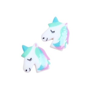 DIY colorful resin unicorn charms set for phone case decoration and slime filler crafts