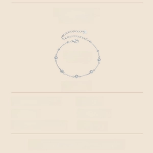 Detailed specification of 925 sterling silver moissanite bracelet with platinum plating
