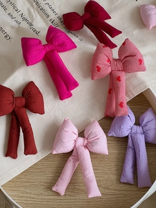 Fiocchi colorati in tessuto imbottito per alberi di Natale e accessori per il fai-da-te