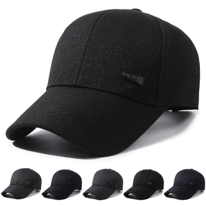 Casquette De Baseball Pour Hommes En Coton Sergé Protection Solaire Sport De Plein Air Chapeau Décontracté Ajustable