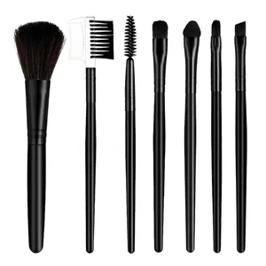 Professional Makeup Brushes Soft Synthetic Fiber Bristles For Powder Eyeshadow Concealer Portable Cosmetic Beauty Tools