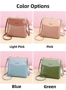 Detail of retro crocodile texture crossbody bags with metallic frames and slim straps