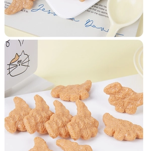 Vue détaillée du modèle de nugget de poulet dinosaure créatif avec texture réaliste