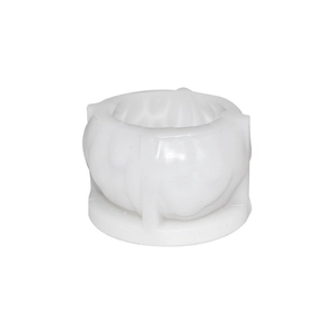 Stampo in silicone bianco a forma di zucca per candele e gessi fai-da-te di Halloween