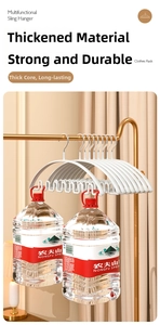 Detail showing high load capacity of the thickened solid core wavy metal hanger