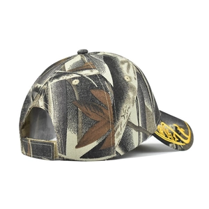 Casquette de baseball camouflage avec broderie cerf 3D et sangle arrière réglable