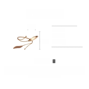 Detailed view of golden leaf cuff bracelet with 8.3cm width and 9.5cm height measurements