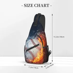Tableau des tailles détaillé pour le sac bandoulière chat avec dimensions en cm et pouces