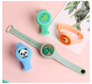 Bracelets en silicone phosphorescents pour enfants aux huiles essentielles et animaux