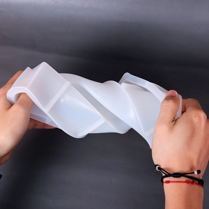Flexibele siliconen mal voor DIY hars boekensteunen, vierkante en hartvormige ontwerpen