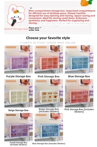 Detail view showing 18x12x9.8cm dimensions for the stackable 9-drawer desk organizer