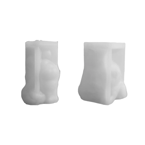 DIY 3D cat family silicone mold for handmade aromatherapy candles and plaster crafts
