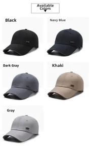 Casquettes de baseball séchage rapide avec bandes réfléchissantes en plusieurs coloris