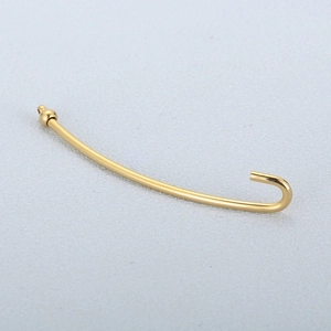 Creative gold stainless steel fish hook pendant for DIY jewelry making accessories
