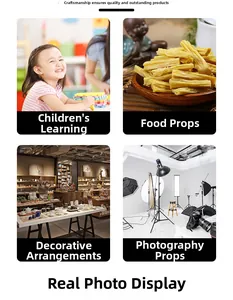 Modelo de comida de tofu simulado en PVC para educación y decoración