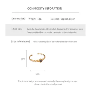 Tabella delle specifiche tecniche dettagliate che mostra le dimensioni del bracciale