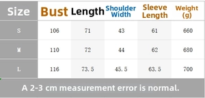 Size chart for suede blazer jacket with bust, length, and shoulder measurements