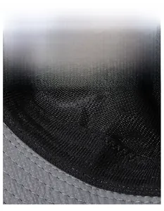 Detail view of the widened moisture-wicking sweatband inside this outdoor sun bucket hat