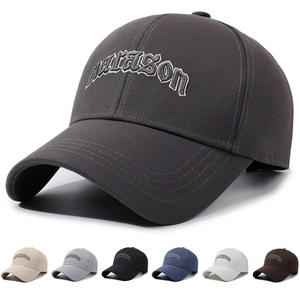 Casquette De Baseball Pour Hommes En Coton Protection Solaire Extérieur Décontracté Boucle Métallique Broderie Sport