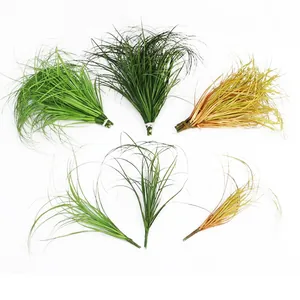 Artificial Bulrush Grass Single Stem PVC Realistic Onion Grass Nordic Style Home Decor Simulation Reed Plant