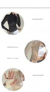 Détail de la veste de sport élastique avec trous pour les pouces et zip de qualité