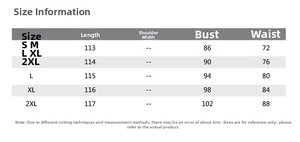 Size information table for the sleeveless jacquard floral slim-fit dress showing measurements