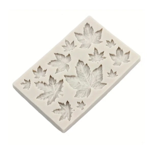 Maple leaf shaped silicone mold for DIY soap, candles, fondant and baking decorations
