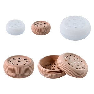 Spiral silicone flower stem holder in pink and white for fresh and dried arrangements
