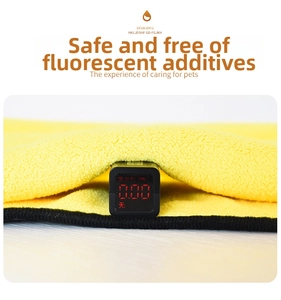Macro shot of microfiber cloth safety test showing zero fluorescent agents on digital meter