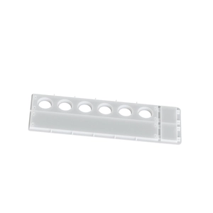 White resin silicone mold for 6-hole shot glass holder and DIY storage display rack