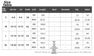 Size chart for women's Y2K sports yoga pants showing waist, hip, and length measurements