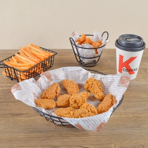 Realistic PVC Simulation Fried Chicken Model Artificial Chicken Leg Wing Nuggets Fries Keychain Fridge Magnet Decor Props