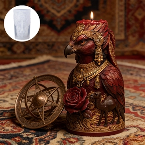 Stampo In Silicone Testa Di Aquila Rosa Cammello DIY Candela Sapone Resina Artigianato Artistico Esotico