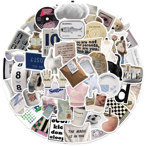 Graffiti Stickers Waterproof DIY Decorative Decals For Water Bottle Laptop Phone Case Journal Retro Cartoon Style PVC
