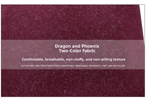 Close-up of premium burgundy wool felt fabric showing breathable and anti-pilling texture