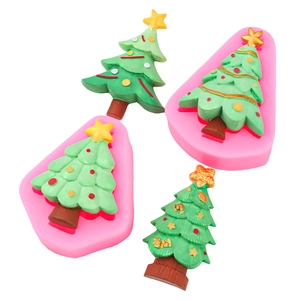 Molde de silicona árbol de Navidad para chocolate y decoraciones de repostería
