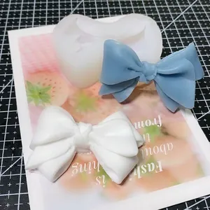 Bow tie silicone mold for handmade plaster crafts and car vent aromatherapy decorations