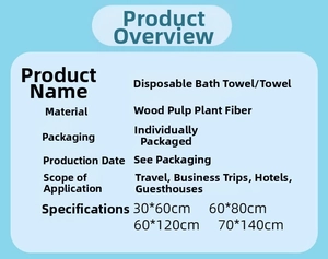 Specifications of wood pulp fiber disposable towels in multiple sizes and single packaging