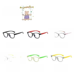 Detailed color options for children's blue light blocking glasses with lightweight frames