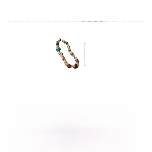 Detailed ceramic bead necklace dimensions showing 44.7cm length and 137.9g weight